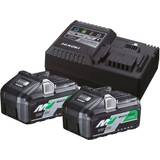 Batterier & Laddbart Hikoki 2 x BSL36B18 + UC18YSL3