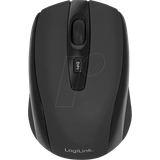 LogiLink Standardmöss LogiLink Wireless Travel Mouse Black (ID0031)