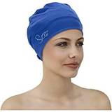 Fashy Sim- & Vattensport Fashy Applique Fabric Swim Cap Blue One