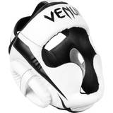Läder Kampsportsskydd Venum Elite Headgear-White/Black