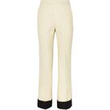Gucci Vita Kläder Gucci Straight wool and mohair suit pants white