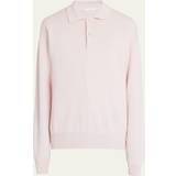 Cashmere - Herr - Rosa Kläder The Row Joyce cotton and cashmere polo sweater pink