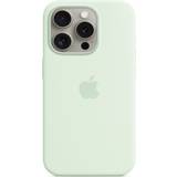 Apple Skal Apple iPhone 15 Pro Silicone Case with MagSafe Soft Mint