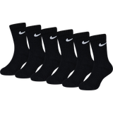 Nike dri fit socks Nike Kid's Dri-FIT Crew Socks 6-pack - Black (RN0019-023)