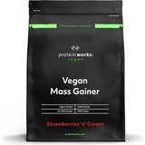 Sojaproteiner Gainers The Protein Works Vegan Mass Gainer Strawberry 2kg