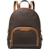 Skinn Ryggsäckar Michael Kors Jaycee Medium Logo Backpack - Brown