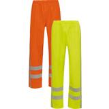 Elka Arbetsbyxor Elka Dry Zone Visible Waist Trousers Fl. Yellow 022400R