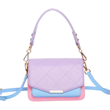 Noella Blanca Multi Compartment Bag - Light Pink/Light Blue/Purple