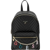 Guess Ryggsäckar Guess Chain Lattering Logo Backpack - Black
