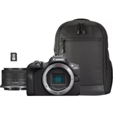 Canon Bildstabilisering Digitalkameror Canon EOS R100 + RF-S 18-45mm IS STM Travel Kit (Shoulder Bag + 64GB SD Card)