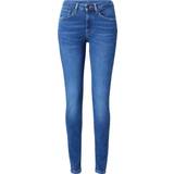 Pepe Jeans Dam Kläder Pepe Jeans Skinny för kvinnor Hw, Blå Denim-gx6 x 32L