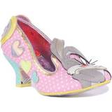 Irregular Choice Skor Irregular Choice Bunny Love Women Mid Heel Shoes In Pink