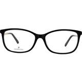 Cat Eye Glasögon & Läsglasögon Swarovski SK5412F Asian Fit 001 Svarta Endast Båge Kvinna