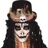Häxor Maskeradkläder Fiestas Guirca Voodoo hat sort