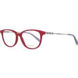 Cat Eye Glasögon & Läsglasögon Emilio Pucci EP5137 066 Röda Endast Båge Kvinna