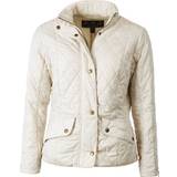 Barbour L Kläder Barbour Flyweight Cavalry Quilted Jacket - Pearl/Stone