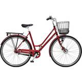 Belysning - Dam Landsvägscyklar Skeppshult Nova 7-Switched Red Women Bike 2024 Damcykel