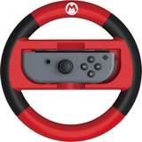 Nintendo Switch Rattar Hori Nintendo Switch Mario Kart 8 Deluxe Racing Wheel Controller - Black/Red