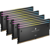 16 GB - 64 GB - DDR5 RAM minnen Corsair Dominator Titanium RGB Black DDR5 6000MHz 4x16GB (CMP64GX5M4B6000C36)