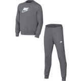 Nike Junior Sportswear Crew Tracksuit - Smoke Grey/White/White