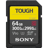 Sony Minneskort & USB-minnen Sony Tough SDXC Class 10 UHS-II U3 V90 300/299MB/s 64GB