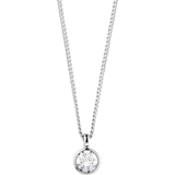 Dyrberg/Kern Halsband Dyrberg/Kern Ette Necklace - Silver/Transparent