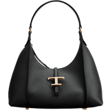 Tod's T Timeless Small Leather Hobo Bag - Black