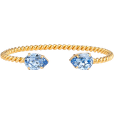 Justerbar storlek Armband Caroline Svedbom Mini Drop Bracelet - Gold/Blue