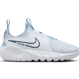 Gråa - Läder Sportskor Nike Flex Runner 2 GS - Football Grey/Light Armory Blue/White/Midnight Navy