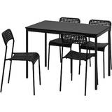 Ikea Sandsberg/Adde Black Bordsgrupp 67x110cm
