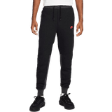 Nike tech fleece byxor Nike Sportswear Tech Fleece Men's Joggers - Black/Dark Smoke Grey/Light Crimson