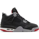 Läder Sneakers Nike Air Jordan 4 GS Bred Reimagined - Black/Fire Red/Cement Grey/Summit White(FQ8213 006)