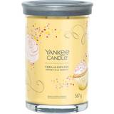 Yankee Candle Gråa Inredningsdetaljer Yankee Candle Vanilla Cupcake Yellow/Grey Doftljus 567g