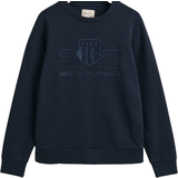 Gant Jersey Tröjor Gant Tonal Archive Shield Sweatshirt - Evening Blue