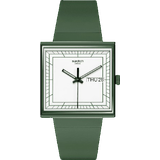 Herr - Plexi Armbandsur Swatch What If (SO34G700)