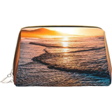 Multifärgade - Vattentät Necessärer & Sminkväskor BAFAFA Sea Beach Sunset Printed Makeup Bag - White