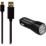 Billaddare USB Batterier & Laddbart Promate CARKIT-M Charger Kit