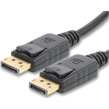 DisplayPort-kablar - Svarta Nördic DPDP-N1005 Displayport- Displayport M-M 0.5m