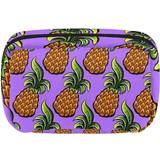 Pineapple Fruit Cosmetic Zipper Pouch - Multicolour