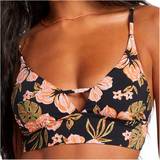 Billabong Dam Badkläder Billabong Hooked On Tropics V Neck Cami Bikini Black Pebble