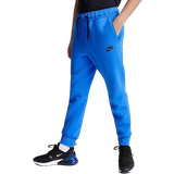 Mjukisbyxor - Pojkar Barnkläder Nike Big Kid's Sportswear Tech Fleece Trousers - Light Photo Blue/Black/Black