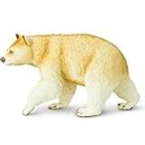Safari Tygleksaker Safari spela djur kermode björn junior 11,5 x 6,5 cm beige
