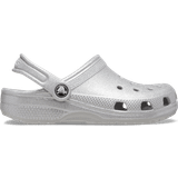 Silver Tofflor Crocs Toddler Classic Glitter - Silver
