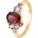 Granater Smycken Mads Z Four Seasons Autumn Ring - Gold/Garnet/Amethyst/Sapphire/Ruby