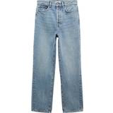 Mango Kläder Mango – Ljusblå jeans med raka ben