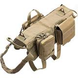 Skyddsväst Jakthundsutrustning Military Dog ​​Harness with Pocket Chest Saddle
