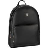 Väskor Tommy Hilfiger Essential TH Monogram Small Dome Backpack BLACK One Size