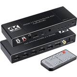 RCA stereo Kablar Nördic SGM-154 4X2 with Audio Extractor and ARC HDMI Switch