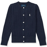 Långa ärmar Koftor Barnkläder Polo Ralph Lauren Mini Cable Knit Cardigan - Hunter Navy (313543047011)