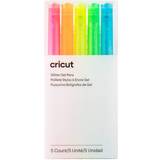 Vattenbaserad Gelpennor Cricut Glitter Gel Pens Neon 0.8 mm 5-pack